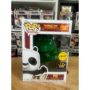 LIMITED EDITION CHASE Po Flying Kick Kung Fu Panda Funko Pop #1567 Jack Black LE